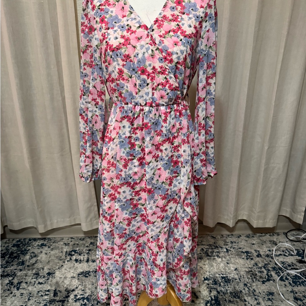 Floral Long Sleeve Dress